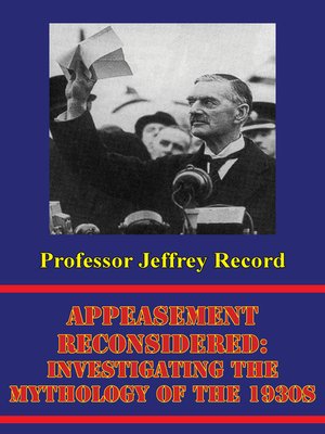 cover image of Appeasement Reconsidered